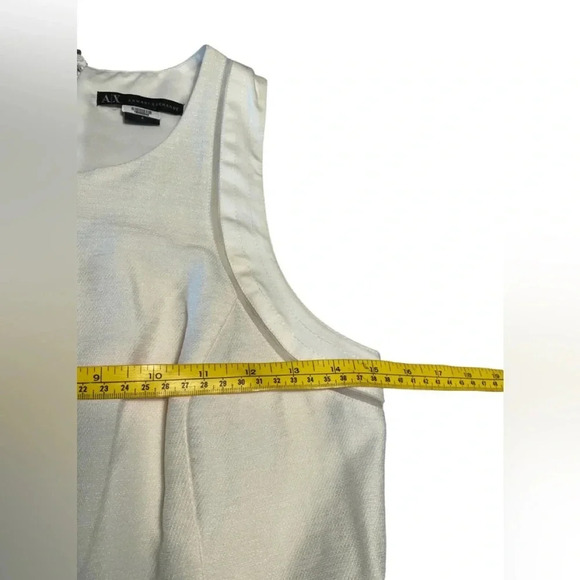 Armani Exchange Fit and Flare Sleeveless Dress Front Zipper and Back Zip… - Picture 11 of 14